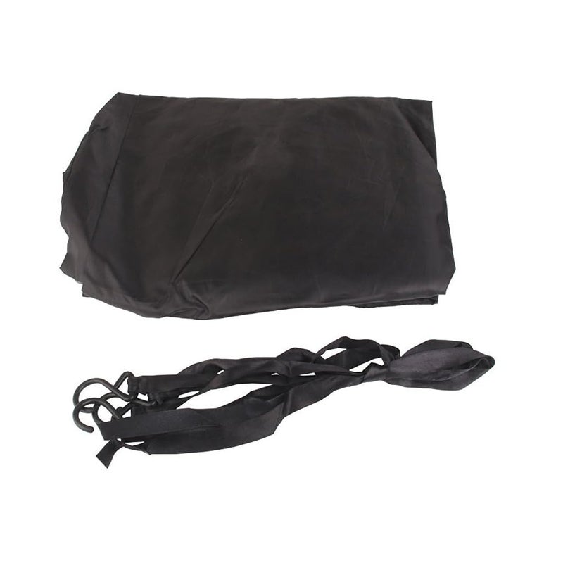 WINOMO Car Cover Protector Waterproof Car Half Body Sun Shade Cover Shield Snow Dust Protector - Size XL (Black) - Image 5